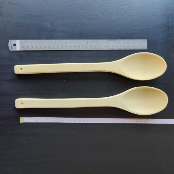 Unfinished Wooden Spoons 13.5 inches - Picture 4 of 4